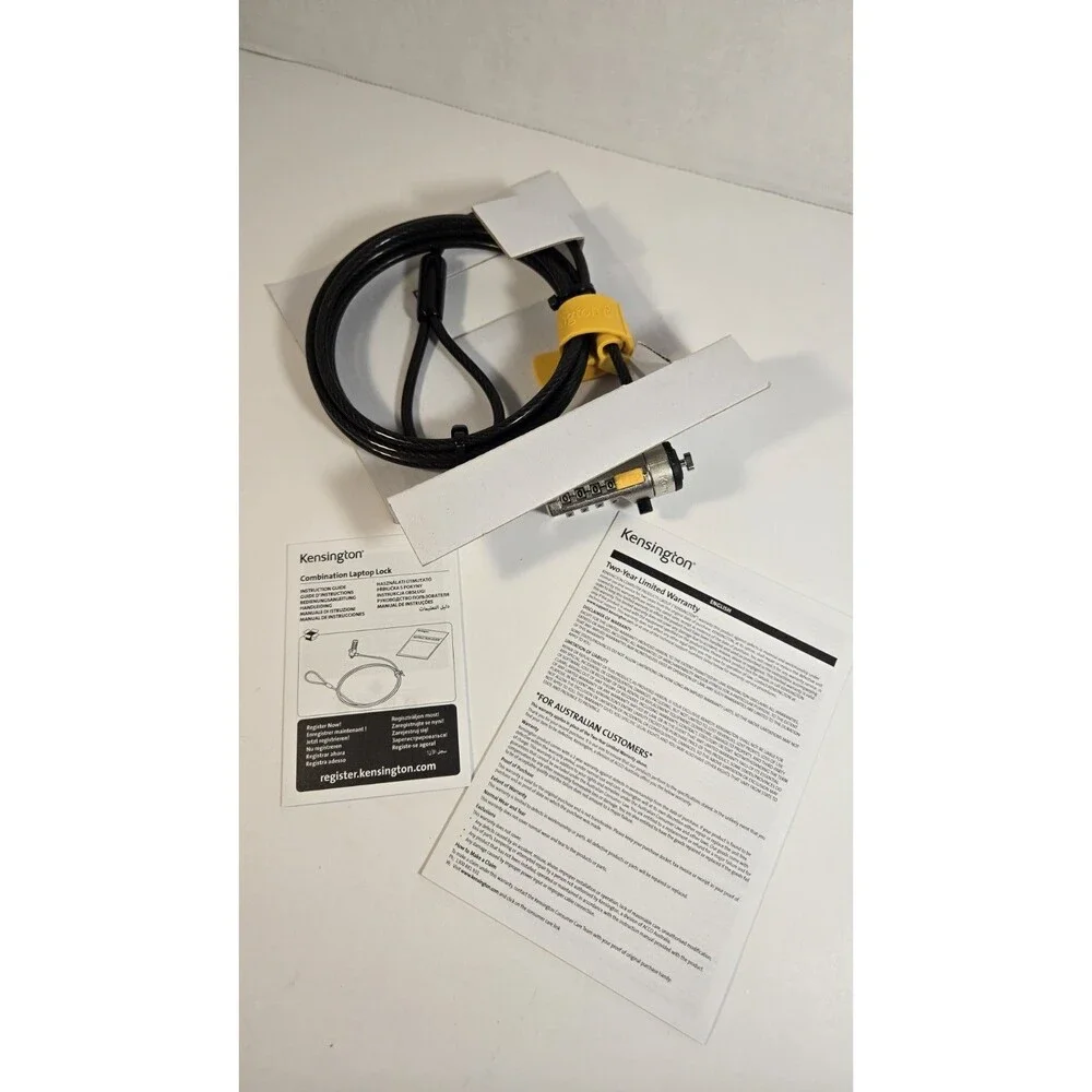 Kensington Combination Laptop Lock K64673AM New Open Box